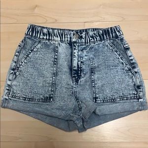 Wild Fable High Rise Acid Wash Shorts